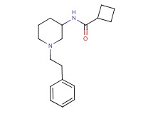 N-[1-(2-phenylethyl)-3-piperidinyl]cyclobutanecarboxamide