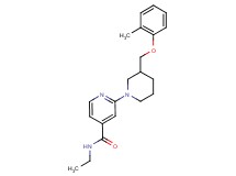 N-ethyl-2-{3-[(2-methylphenoxy)methyl]-1-piperidinyl}isonicotinamide