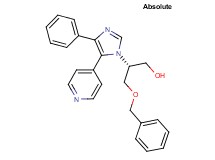 (2R)-3-(benzyloxy)-2-(4-phenyl-5-pyridin-4-yl-1H-imidazol-1-yl)propan-1-ol