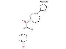 4-[(2S)-2-amino-3-(4-cyclopentyl-1,4-diazepan-1-yl)-3-oxopropyl]phenol dihydrochloride