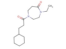 1-(3-cyclohexylpropanoyl)-4-ethyl-1,4-diazepan-5-one