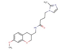 N-[(7-methoxy-3,4-dihydro-2H-chromen-3-yl)methyl]-4-(2-methyl-1H-imidazol-1-yl)butanamide