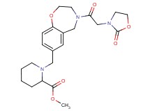 methyl 1-({4-[(2-oxo-1,3-oxazolidin-3-yl)acetyl]-2,3,4,5-tetrahydro-1,4-benzoxazepin-7-yl}methyl)-2-piperidinecarboxylate