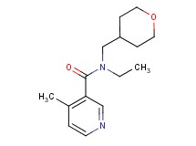 N-ethyl-4-methyl-N-(tetrahydro-2H-pyran-4-ylmethyl)nicotinamide