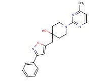1-(4-methylpyrimidin-2-yl)-4-[(3-phenylisoxazol-5-yl)methyl]piperidin-4-ol