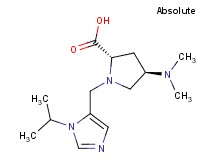 (4R)-4-(dimethylamino)-1-[(1-isopropyl-1H-imidazol-5-yl)methyl]-L-proline