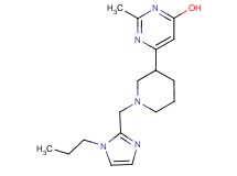 2-methyl-6-{1-[(1-propyl-1H-imidazol-2-yl)methyl]-3-piperidinyl}-4-pyrimidinol