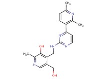 4-({[4-(2,6-dimethylpyridin-3-yl)pyrimidin-2-yl]amino}methyl)-5-(hydroxymethyl)-2-methylpyridin-3-ol