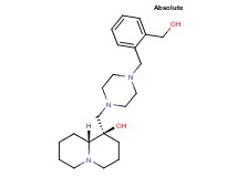(1R,9aR)-1-({4-[2-(hydroxymethyl)benzyl]piperazin-1-yl}methyl)octahydro-2H-quinolizin-1-ol