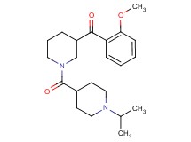 {1-[(1-isopropyl-4-piperidinyl)carbonyl]-3-piperidinyl}(2-methoxyphenyl)methanone