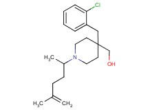 [4-(2-chlorobenzyl)-1-(1,4-dimethyl-4-penten-1-yl)-4-piperidinyl]methanol