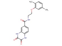 N-[2-(2,5-dimethylphenoxy)ethyl]-2,3-dioxo-1,2,3,4-tetrahydroquinoxaline-6-carboxamide