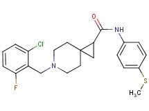 6-(2-chloro-6-fluorobenzyl)-N-[4-(methylthio)phenyl]-6-azaspiro[2.5]octane-1-carboxamide