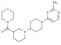 1'-(2-methylpyrimidin-4-yl)-3-(morpholin-4-ylcarbonyl)-1,4'-bipiperidine