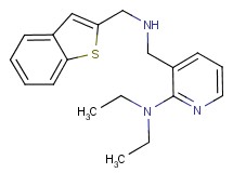 3-{[(1-benzothien-2-ylmethyl)amino]methyl}-N,N-diethyl-2-pyridinamine