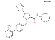 (4R)-N-cycloheptyl-1-[(2'-methyl-4-biphenylyl)methyl]-4-(1H-tetrazol-1-yl)-L-prolinamide