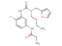 N-[3-({[butyl(2-furylmethyl)amino]carbonyl}amino)-4-fluorophenyl]propanamide
