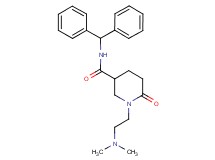 1-[2-(dimethylamino)ethyl]-N-(diphenylmethyl)-6-oxo-3-piperidinecarboxamide