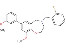 4-(2-fluorobenzyl)-9-methoxy-7-(3-methoxyphenyl)-2,3,4,5-tetrahydro-1,4-benzoxazepine