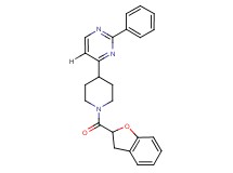4-[1-(2,3-dihydro-1-benzofuran-2-ylcarbonyl)-4-piperidinyl]-2-phenylpyrimidine