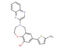 7-(5-methyl-2-thienyl)-4-quinoxalin-2-yl-2,3,4,5-tetrahydro-1,4-benzoxazepin-9-ol