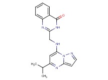 2-{[(5-isopropylpyrazolo[1,5-a]pyrimidin-7-yl)amino]methyl}-4(3H)-quinazolinone