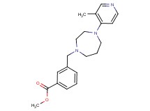 methyl 3-{[4-(3-methylpyridin-4-yl)-1,4-diazepan-1-yl]methyl}benzoate