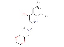 2-{[(1,4-dioxan-2-ylmethyl)(methyl)amino]methyl}-6,8-dimethylquinolin-4-ol