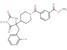 methyl 3-({4-[4-(2-chlorobenzyl)-2,5-dioxo-4-imidazolidinyl]-1-piperidinyl}carbonyl)benzoate