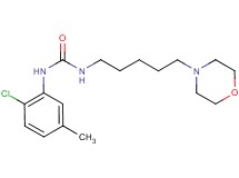N-(2-chloro-5-methylphenyl)-N'-(5-morpholin-4-ylpentyl)urea
