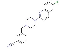 3-{[4-(6-chloroquinolin-2-yl)piperazin-1-yl]methyl}benzonitrile
