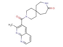3-[(2-methyl-1,8-naphthyridin-3-yl)carbonyl]-3,9-diazaspiro[5.6]dodecan-10-one