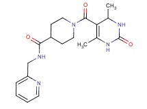 1-[(4,6-dimethyl-2-oxo-1,2,3,4-tetrahydropyrimidin-5-yl)carbonyl]-N-(pyridin-2-ylmethyl)piperidine-4-carboxamide