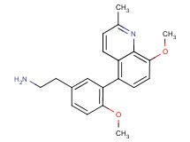 2-[4-methoxy-3-(8-methoxy-2-methylquinolin-5-yl)phenyl]ethanamine