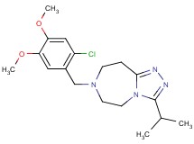 7-(2-chloro-4,5-dimethoxybenzyl)-3-isopropyl-6,7,8,9-tetrahydro-5H-[1,2,4]triazolo[4,3-d][1,4]diazepine