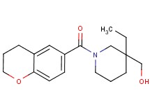 [1-(3,4-dihydro-2H-chromen-6-ylcarbonyl)-3-ethyl-3-piperidinyl]methanol