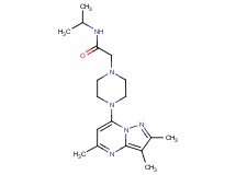 N-isopropyl-2-[4-(2,3,5-trimethylpyrazolo[1,5-a]pyrimidin-7-yl)piperazin-1-yl]acetamide