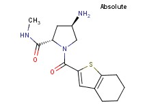(4R)-4-amino-N-methyl-1-(4,5,6,7-tetrahydro-1-benzothien-2-ylcarbonyl)-L-prolinamide