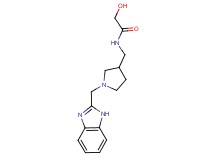 N-{[1-(1H-benzimidazol-2-ylmethyl)pyrrolidin-3-yl]methyl}-2-hydroxyacetamide