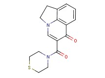 5-(4-thiomorpholinylcarbonyl)-1,2-dihydro-6H-pyrrolo[3,2,1-ij]quinolin-6-one