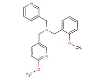 (2-methoxybenzyl)[(6-methoxypyridin-3-yl)methyl](pyridin-3-ylmethyl)amine