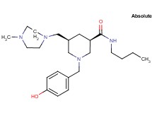 (3R,5S)-N-butyl-1-(4-hydroxybenzyl)-5-[(4-methyl-1-piperazinyl)methyl]-3-piperidinecarboxamide