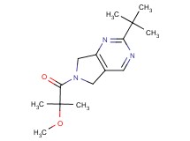 2-tert-butyl-6-(2-methoxy-2-methylpropanoyl)-6,7-dihydro-5H-pyrrolo[3,4-d]pyrimidine