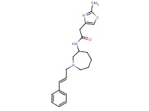 2-(2-methyl-1,3-thiazol-4-yl)-N-{1-[(2E)-3-phenylprop-2-en-1-yl]azepan-3-yl}acetamide