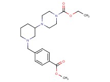 ethyl 4-{1-[4-(methoxycarbonyl)benzyl]-3-piperidinyl}-1-piperazinecarboxylate