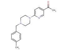 1-{6-[4-(4-methylbenzyl)piperazin-1-yl]pyridin-3-yl}ethanone