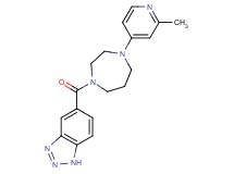 5-{[4-(2-methyl-4-pyridinyl)-1,4-diazepan-1-yl]carbonyl}-1H-1,2,3-benzotriazole