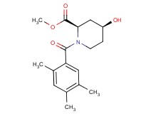 methyl (2R*,4S*)-4-hydroxy-1-(2,4,5-trimethylbenzoyl)piperidine-2-carboxylate