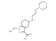 1-ethyl-5-[(3-morpholin-4-ylpropyl)amino]-4,5,6,7-tetrahydro-1H-indazole-3-carboxylic acid