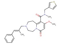 9-methoxy-N-methyl-3-[(2E)-2-methyl-3-phenyl-2-propen-1-yl]-7-oxo-N-(3-thienylmethyl)-1,2,3,4,5,7-hexahydropyrido[1,2-d][1,4]diazepine-10-carboxamide